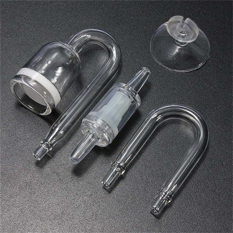 Aquarium Fish Discus - Glass U Shaped CO2 Diffuser for
