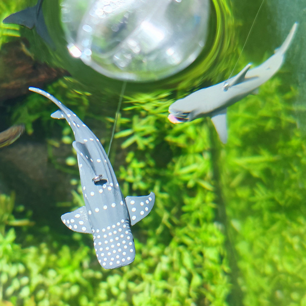 Aquarium Fish Shark - 3Pcs Lifelike Floating Shark Aquarium Ornament