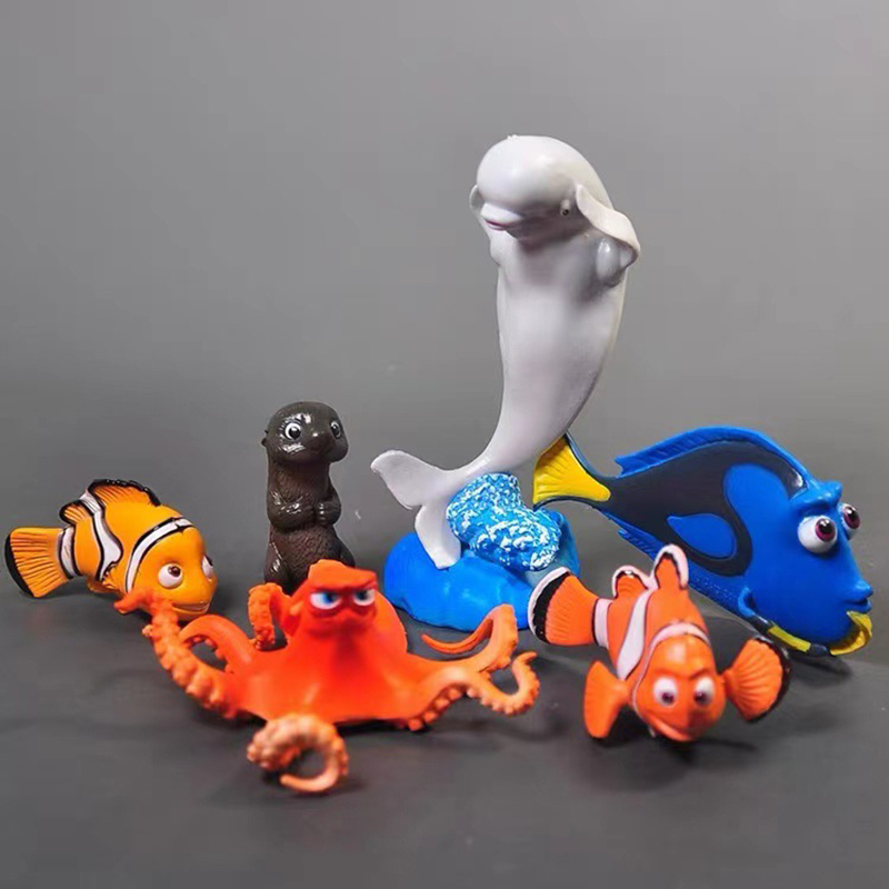 Cute 6 PC Dolls Statue World O - Aquarium Fish Dolphin review and price