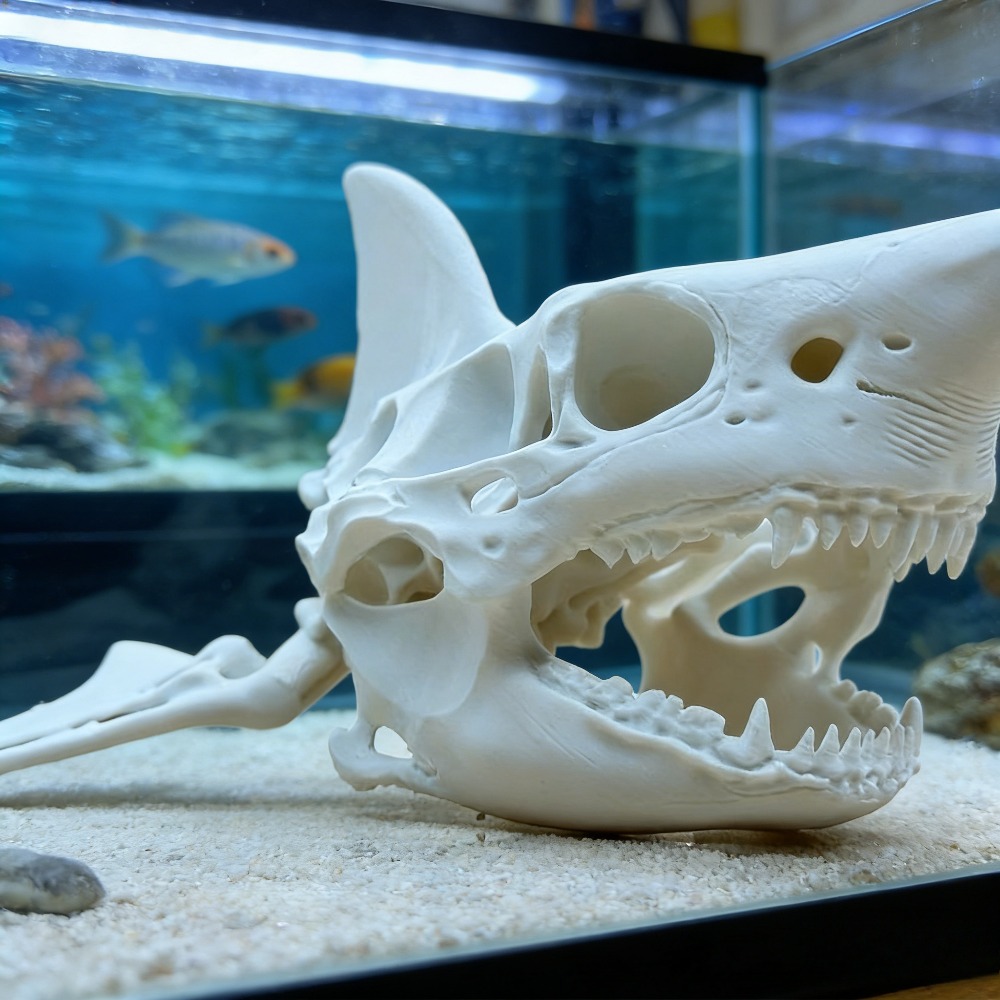 3D Printing Shark Skull Skelet - Aquarium Fish Shark review and price