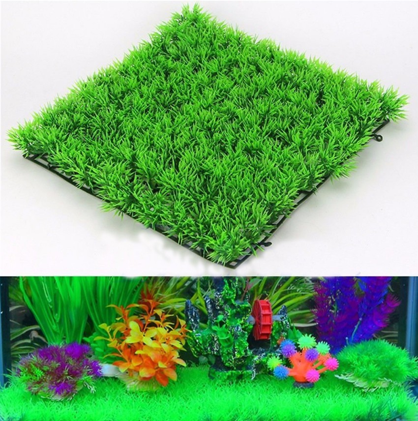Artificial Green Grass Plant L - Aquarium Fish Cichlid review and price