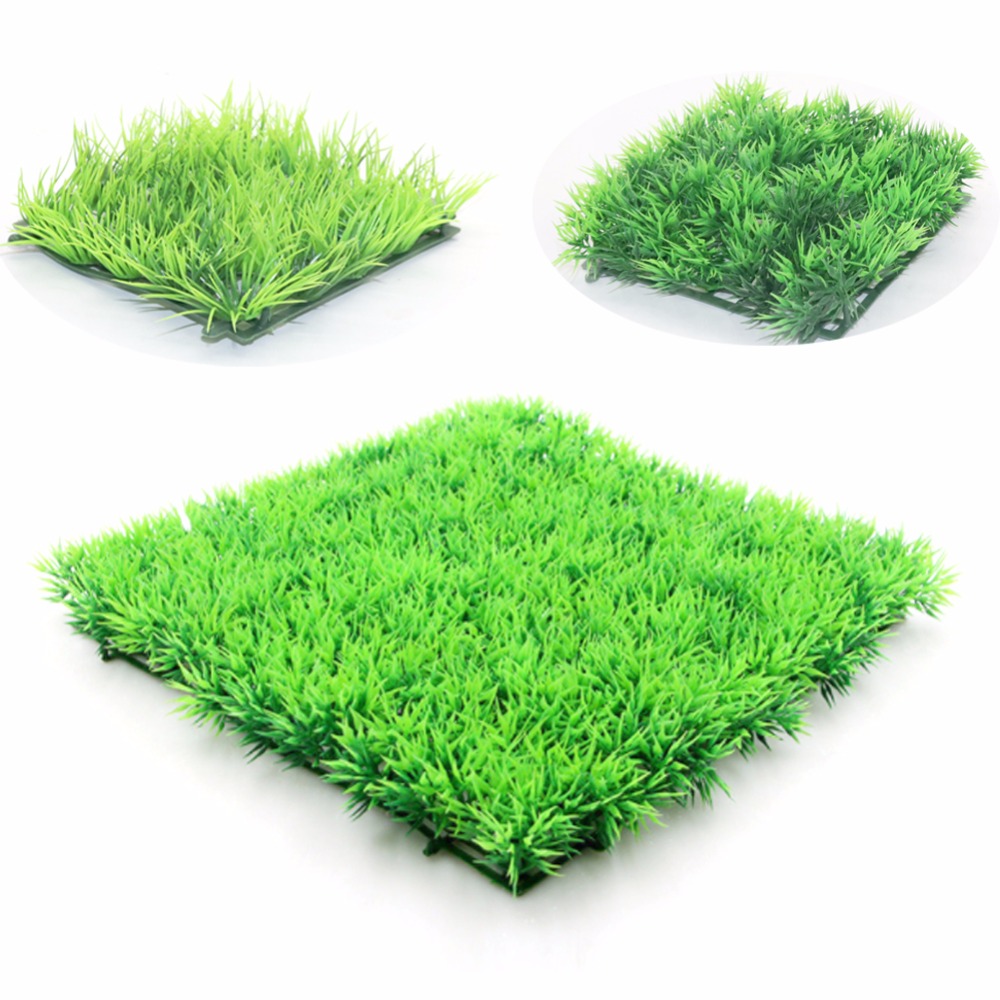 Artificial Green Grass Plant L - Aquarium Fish Cichlid review and price