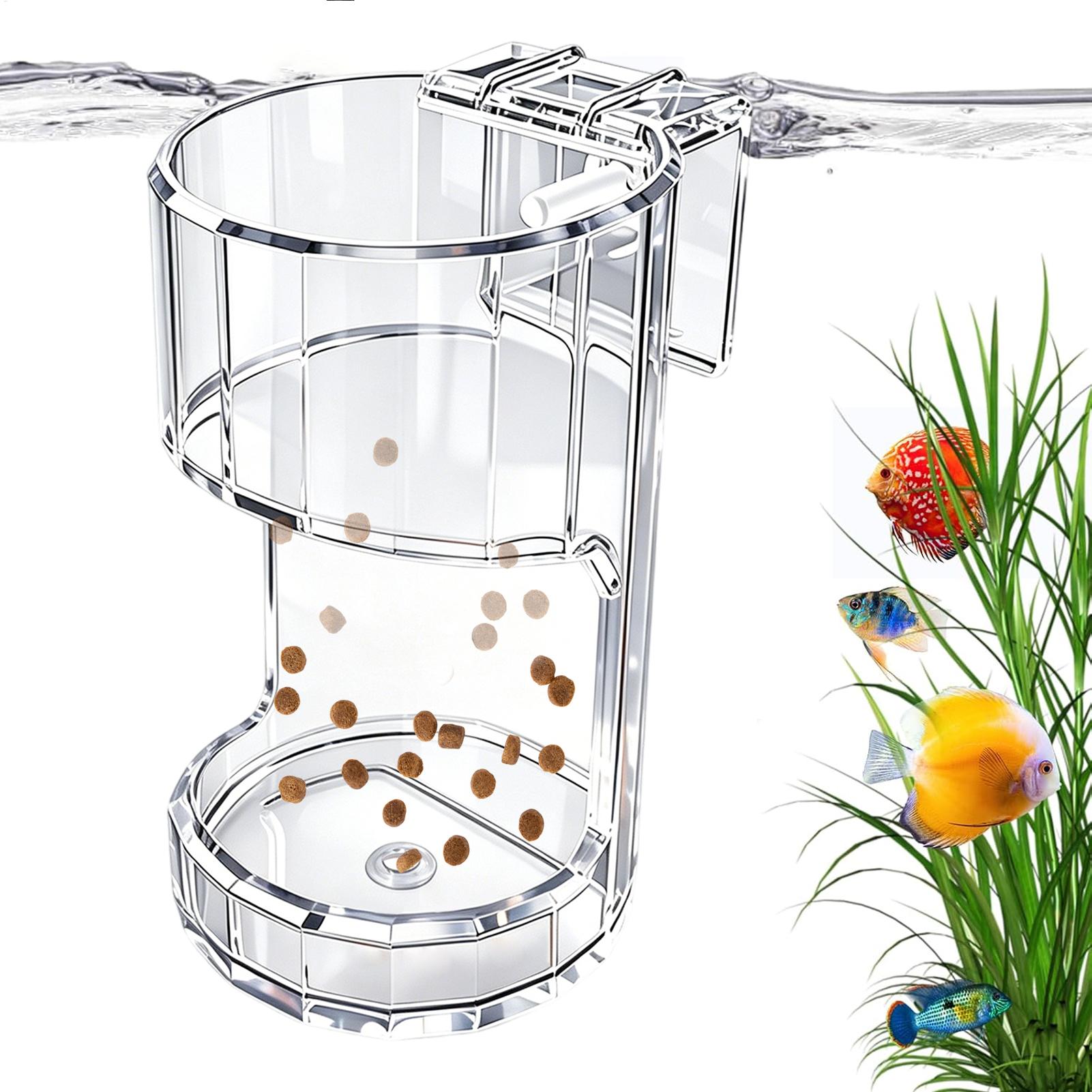 Aquarium Feeding Dish Transpar - Aquarium Fish Feeder review and price