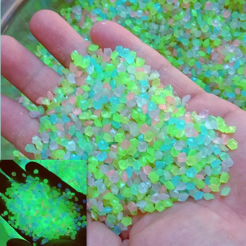 1000pcs 3-5mm Luminous Sand Gl - Aquarium Fish Fishing review and price