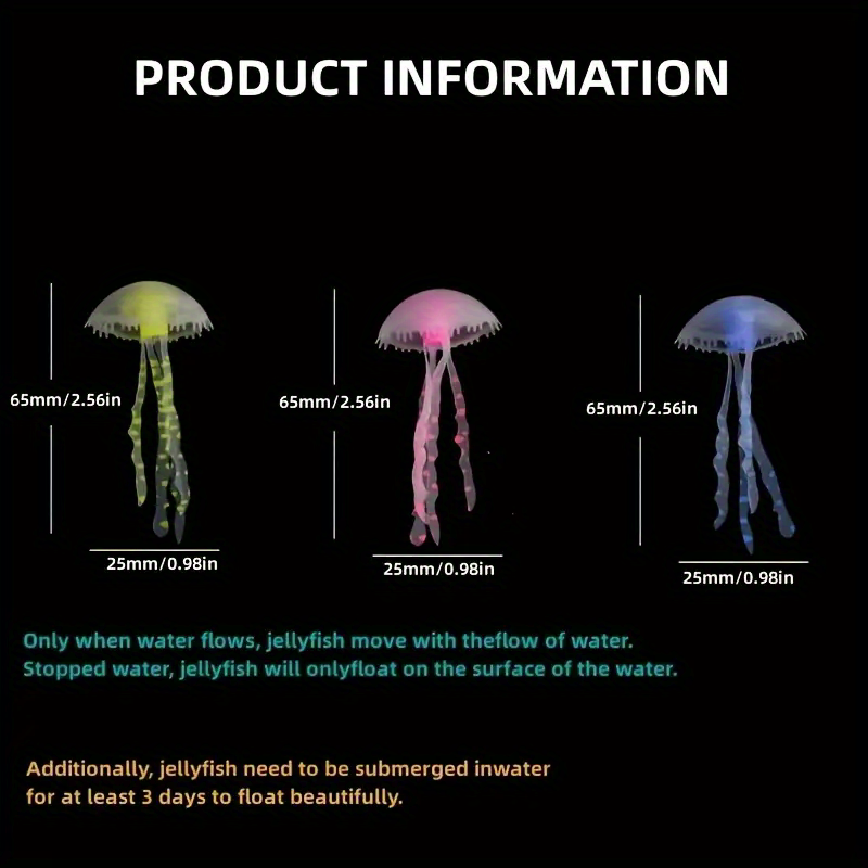 5PCS Colorful Artificial Glowi - Aquarium Fish Discus review and price
