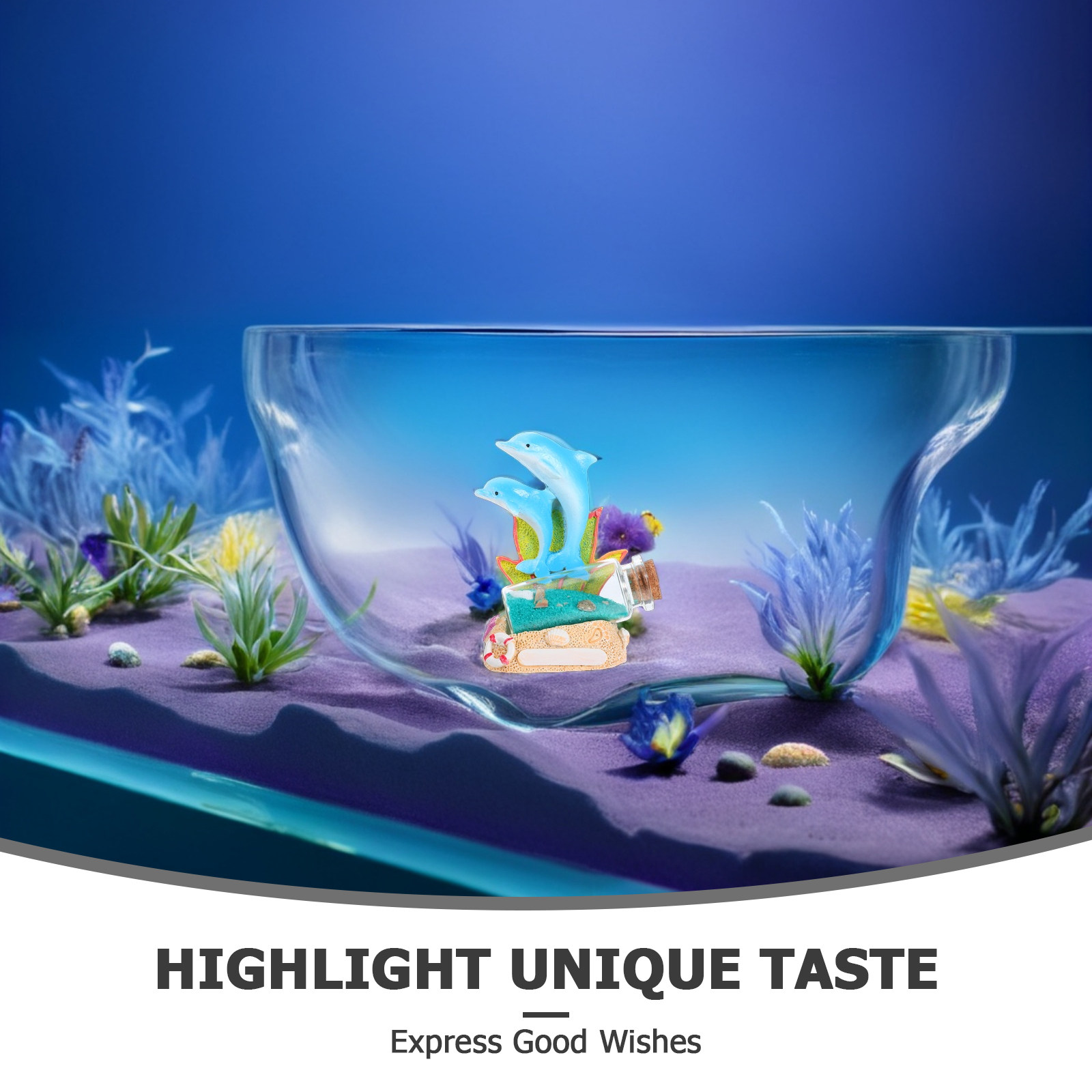 Dolphin Sculpture Drift Bottle - Aquarium Fish Dolphin review and price