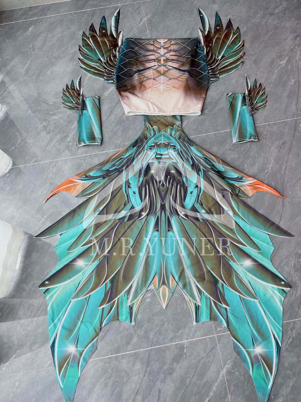 Original Mermaid Big Fish Tail - Aquarium Fish Big review and price