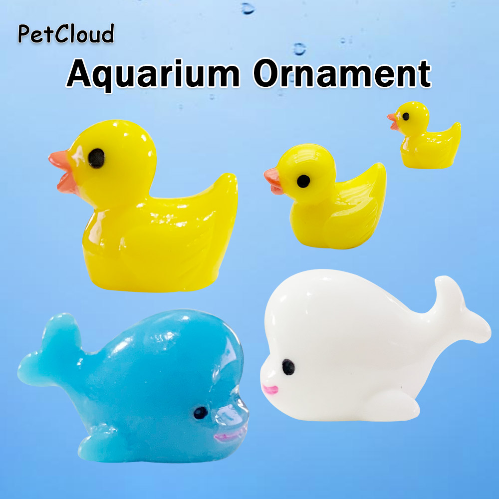 5pcs Fish Tank Ornament Ducks  - Aquarium Fish Dolphin review and price