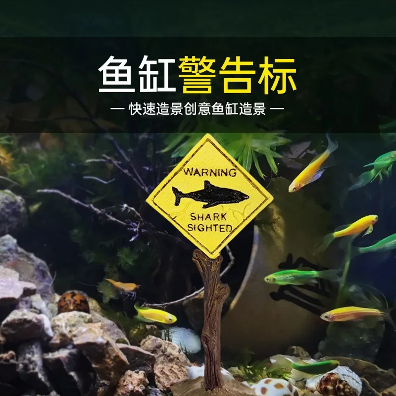 Resin Aquarium Decorative Orna - Aquarium Fish Shark review and price
